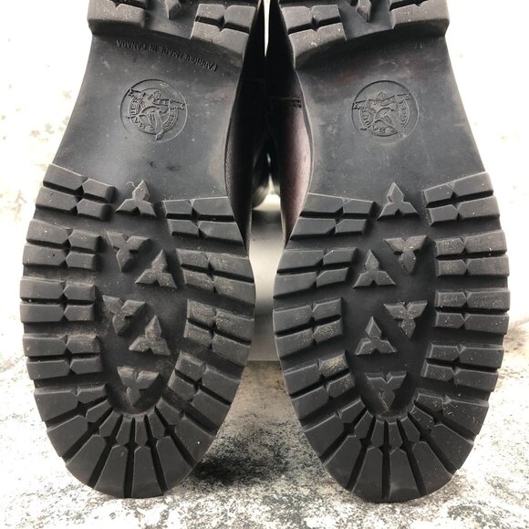 Eddie Bauer VTG Women's Size 8.5B Dark Brown Leather Knee High Tall Riding Boots - Picture 16 of 16